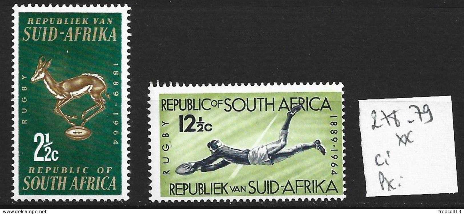 AFRIQUE DU SUD 278-79 ** Côte 8.50 € - Neufs