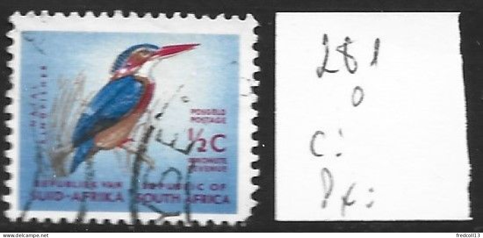 AFRIQUE DU SUD 281 Oblitéré Côte 0.15 € - Used Stamps