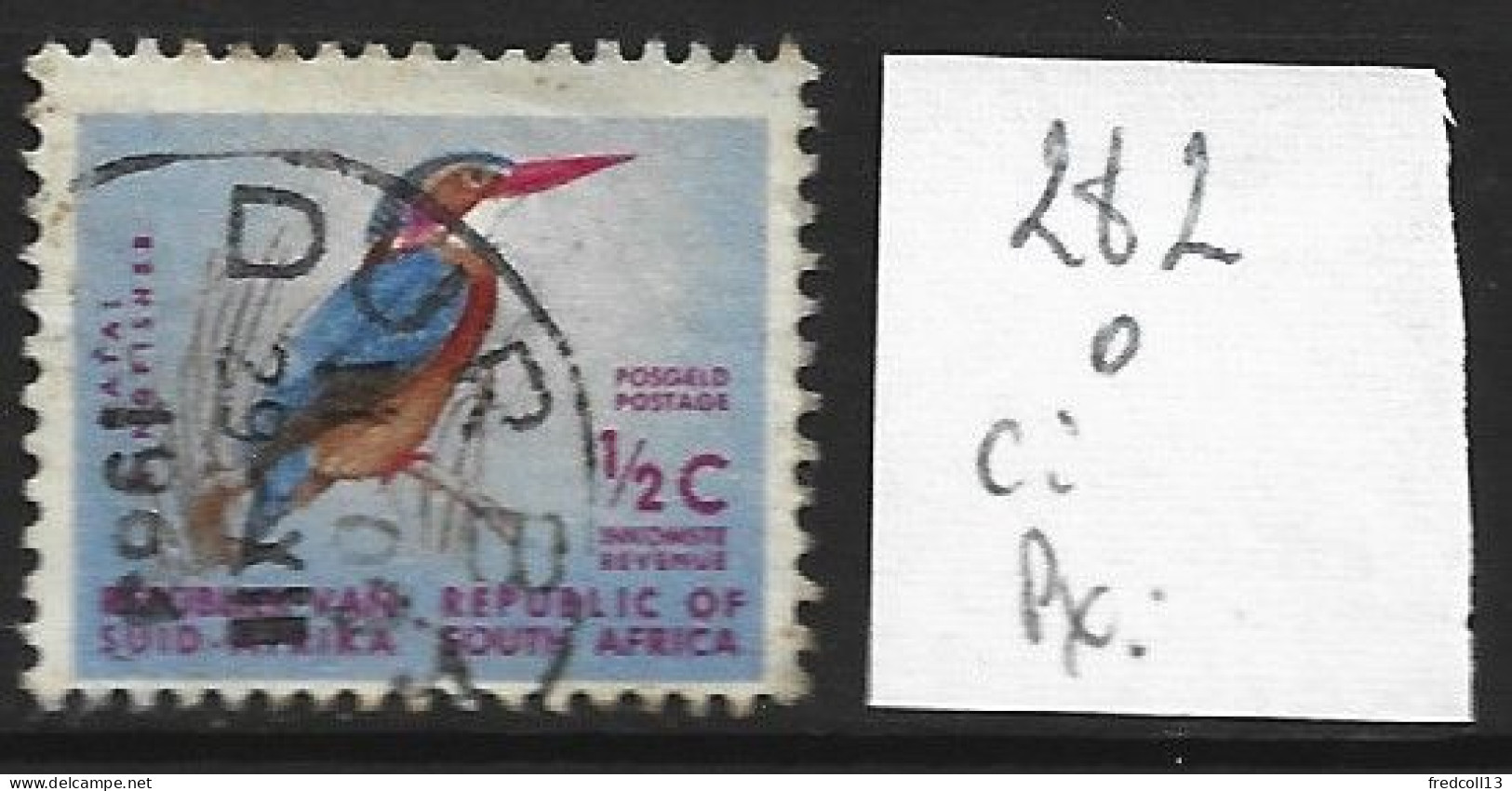 AFRIQUE DU SUD 282 Oblitéré Côte 0.15 € - Used Stamps