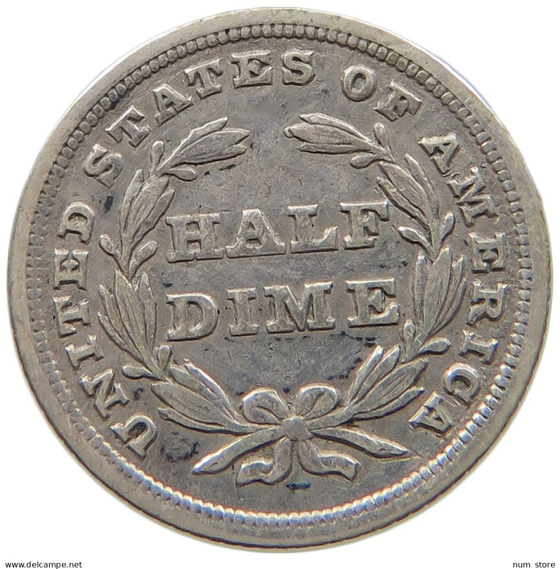 UNITED STATES OF AMERICA HALF DIME 1838 SEATED LIBERTY #t003 0317 - Half Dimes (Mezzi Dimes)