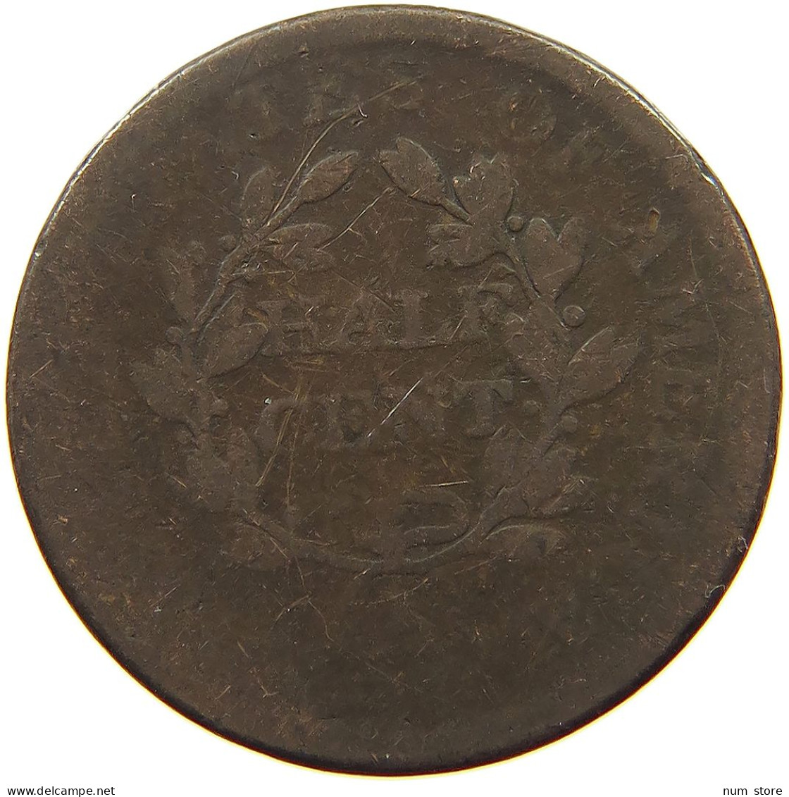 UNITED STATES OF AMERICA HALF CENT 1806  #t146 0177 - Demi-Cents