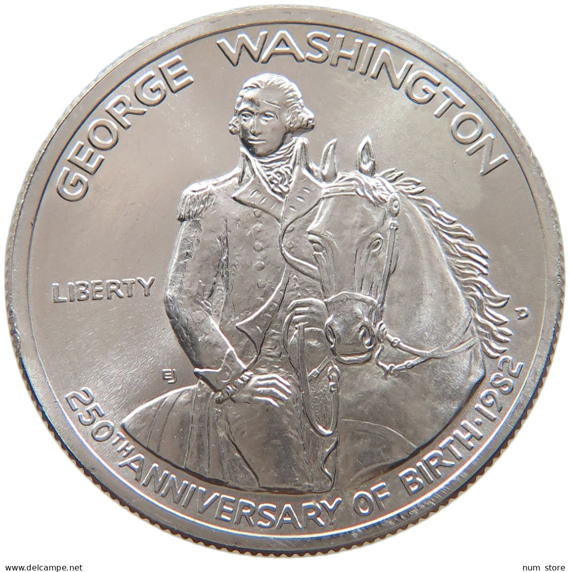 UNITED STATES OF AMERICA HALF 1/2 DOLLAR 1982 D  WASHINGTON #alb065 0077 - Unclassified