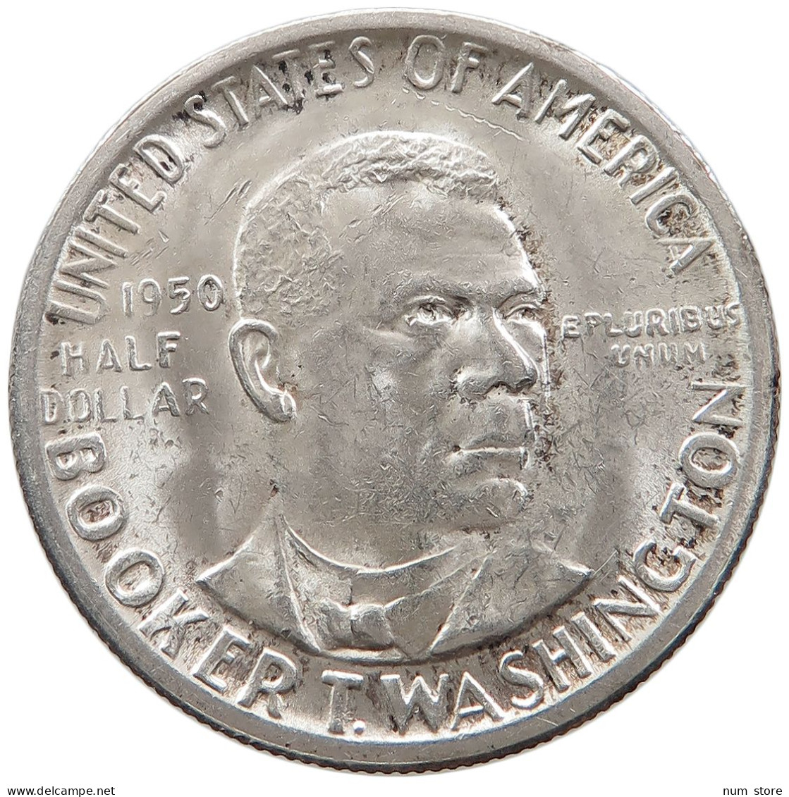 UNITED STATES OF AMERICA HALF 1/2 DOLLAR 1950 S BOOKER T. WASHINGTON #t127 0411 - Unclassified