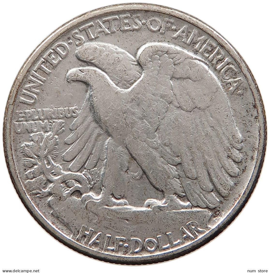 UNITED STATES OF AMERICA HALF 1/2 DOLLAR 1944 WALKING LIBERTY #t143 0311 - 1916-1947: Liberty Walking (Liberté Marchant)