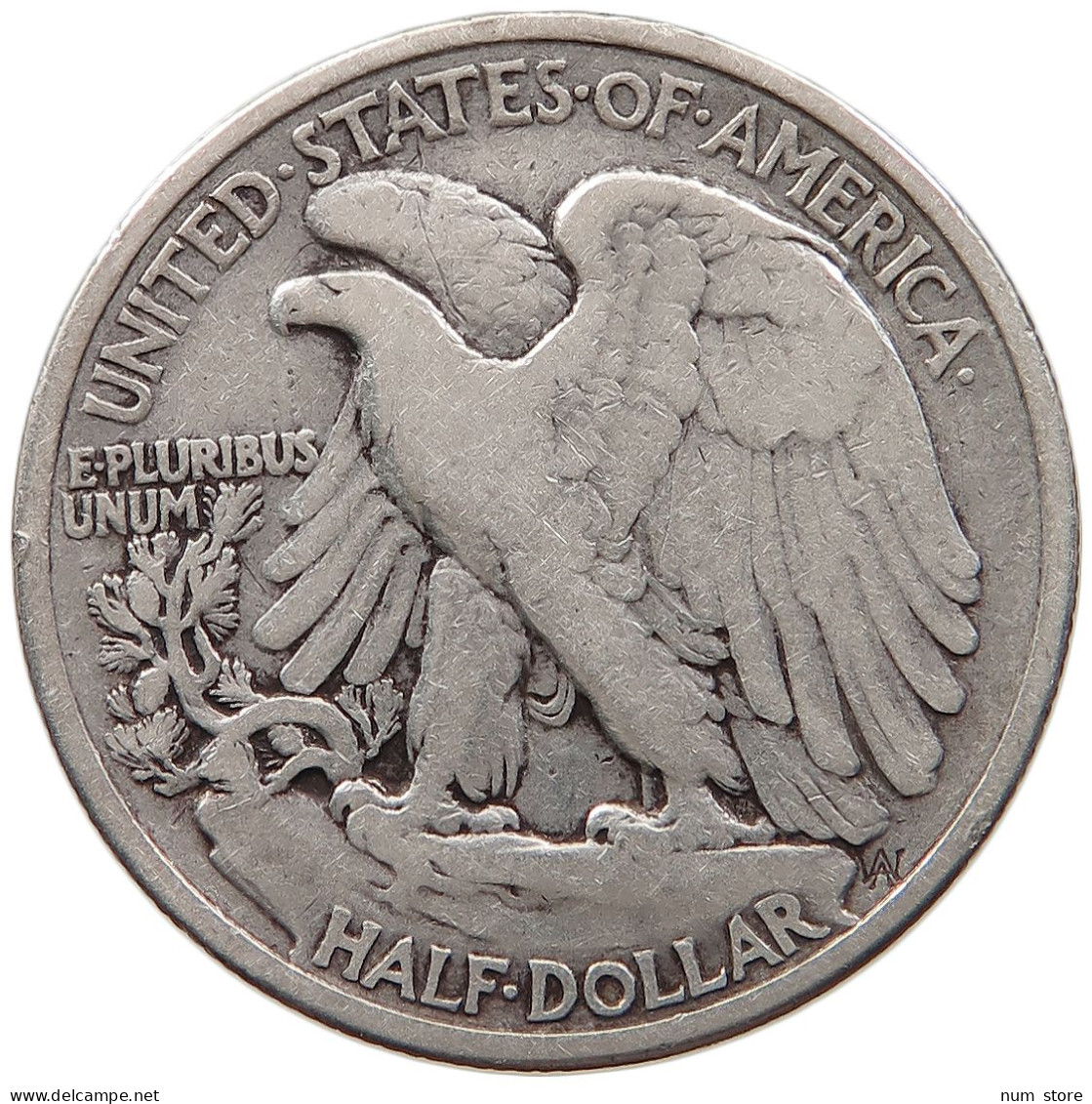 UNITED STATES OF AMERICA HALF 1/2 DOLLAR 1937 WALKING LIBERTY #t143 0317 - 1916-1947: Liberty Walking (Libertà Che Cammina)