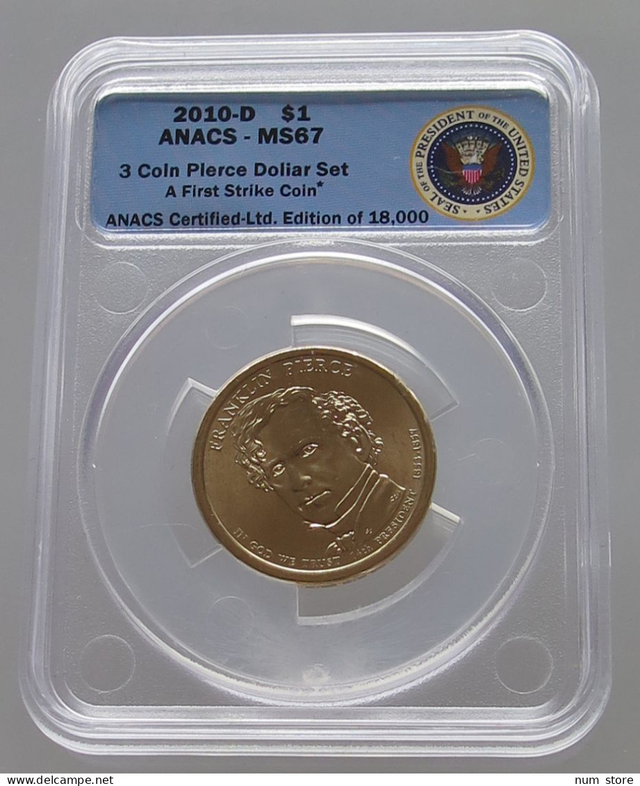 UNITED STATES OF AMERICA DOLLAR 2010 D  #sm02 0101 - Non Classificati