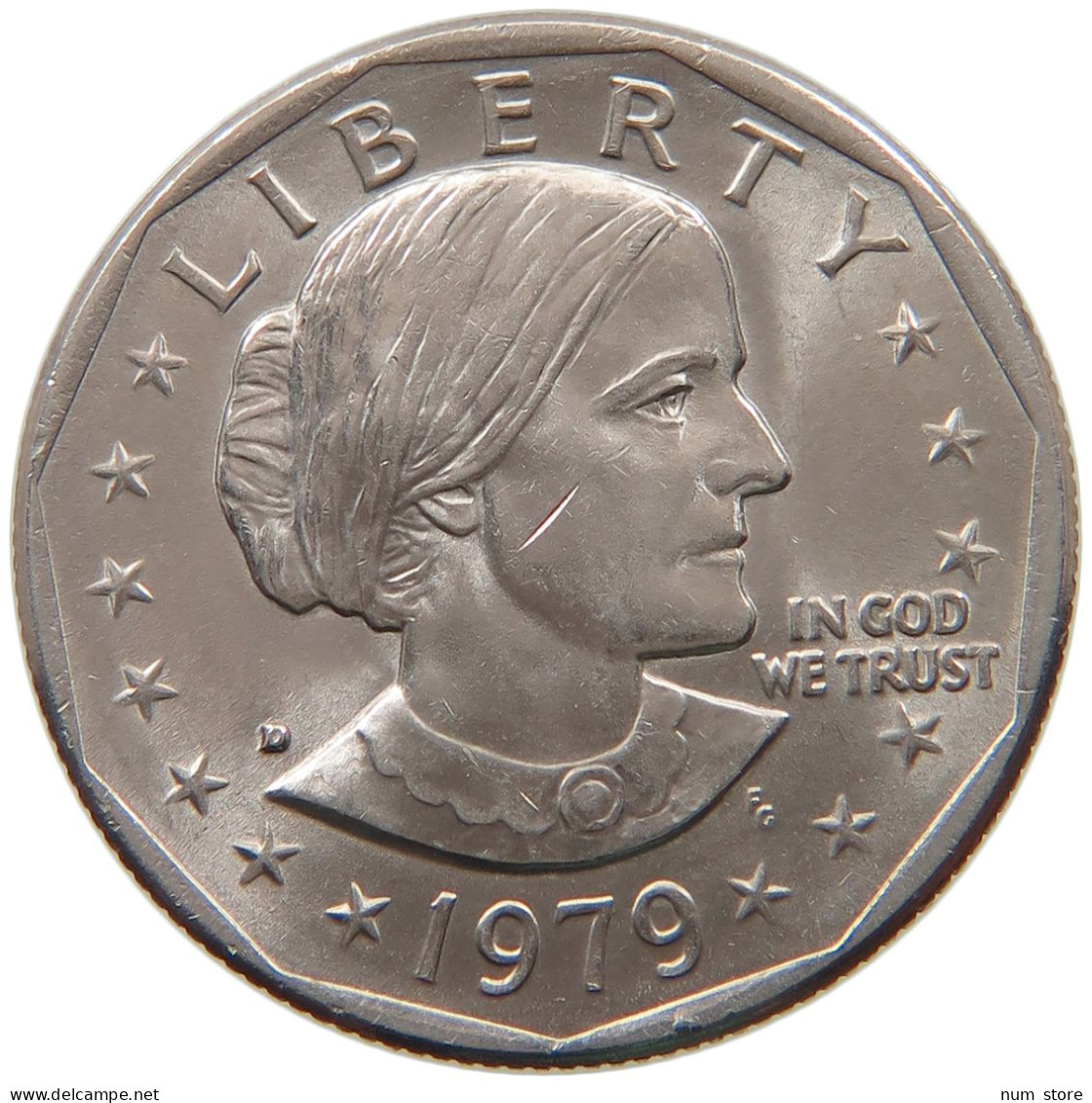 UNITED STATES OF AMERICA DOLLAR 1979 D Susan B Anthony (1979-1999) #a034 0417 - 1979-1999: Anthony