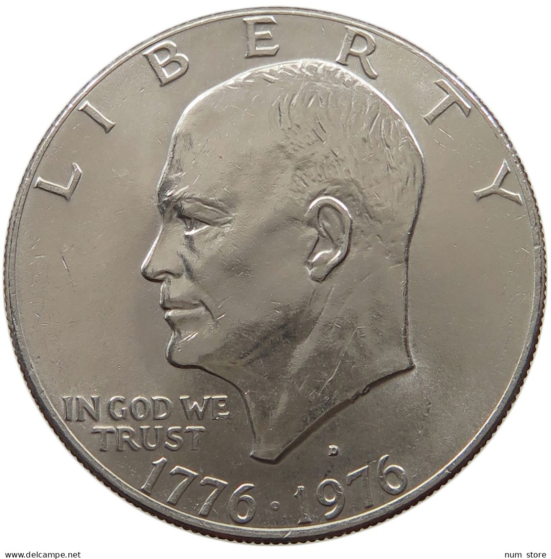 UNITED STATES OF AMERICA DOLLAR 1976 D EISENHOWER #sm05 0605 - 1971-1978: Eisenhower