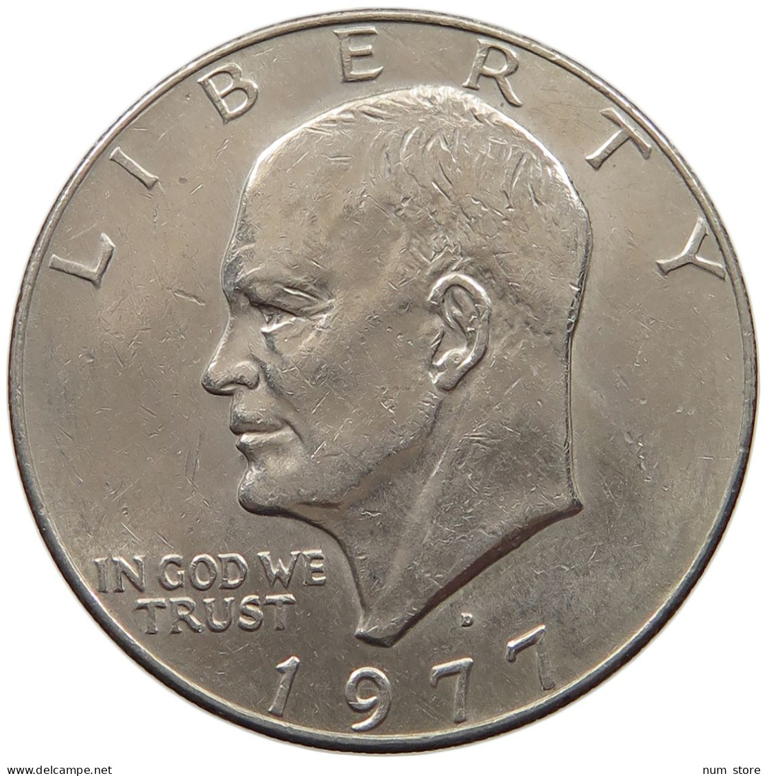 UNITED STATES OF AMERICA DOLLAR 1977 D EISENHOWER #c017 0379 - 1971-1978: Eisenhower