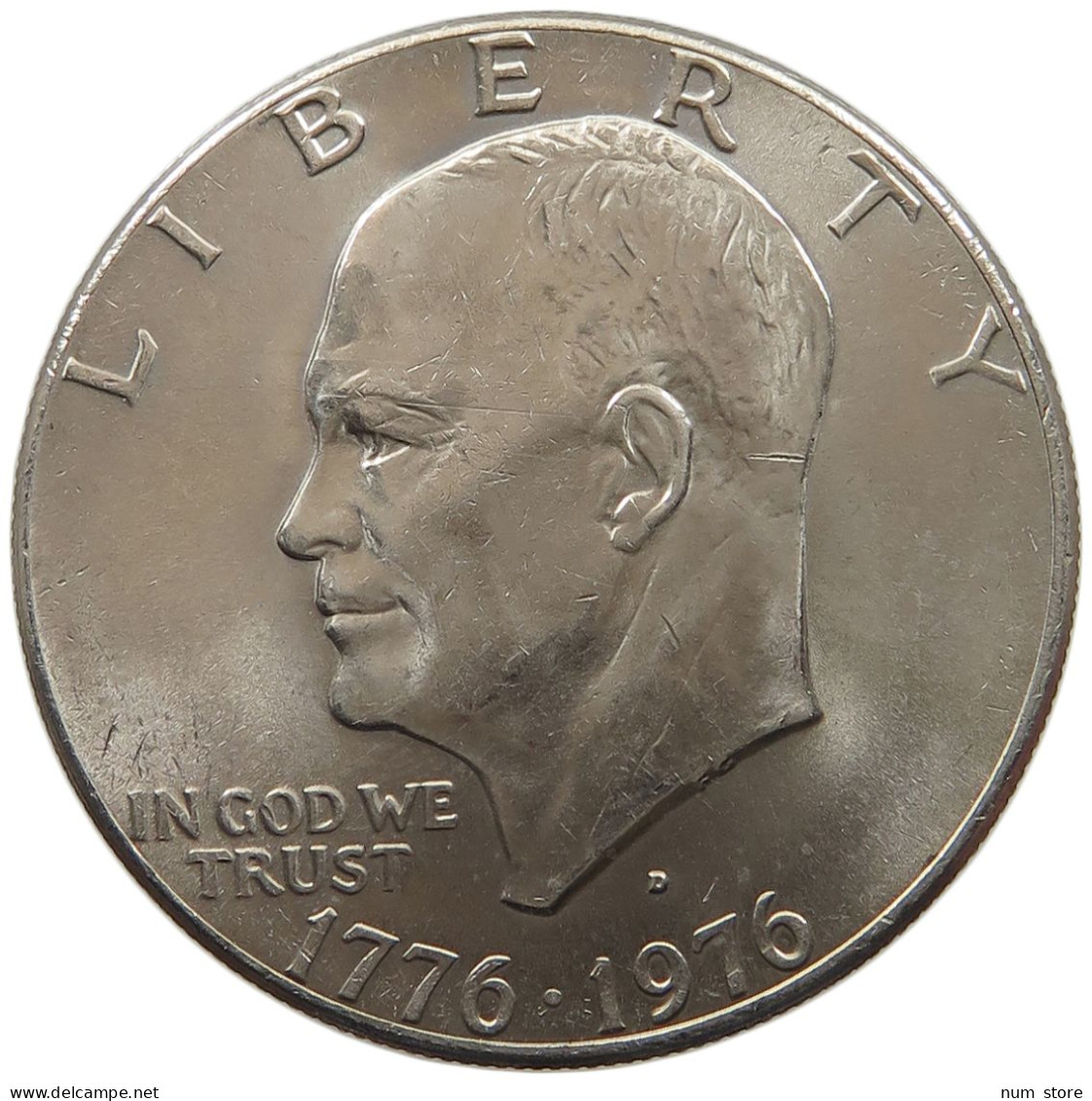 UNITED STATES OF AMERICA DOLLAR 1976 D EISENHOWER #c022 0763 - 1971-1978: Eisenhower