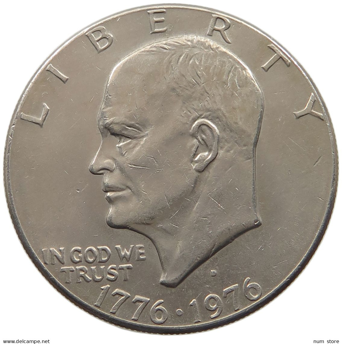 UNITED STATES OF AMERICA DOLLAR 1976 D EISENHOWER #c077 0193 - 1971-1978: Eisenhower