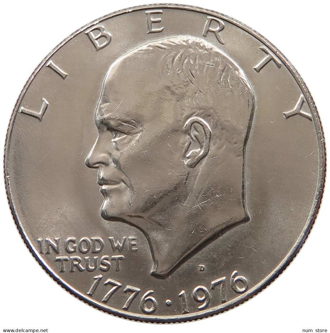 UNITED STATES OF AMERICA DOLLAR 1976 D EISENHOWER #alb062 0013 - 1971-1978: Eisenhower