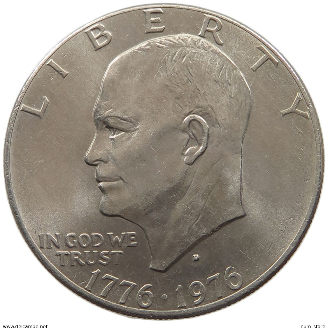 UNITED STATES OF AMERICA DOLLAR 1976 D EISENHOWER #c077 0191 - 1971-1978: Eisenhower