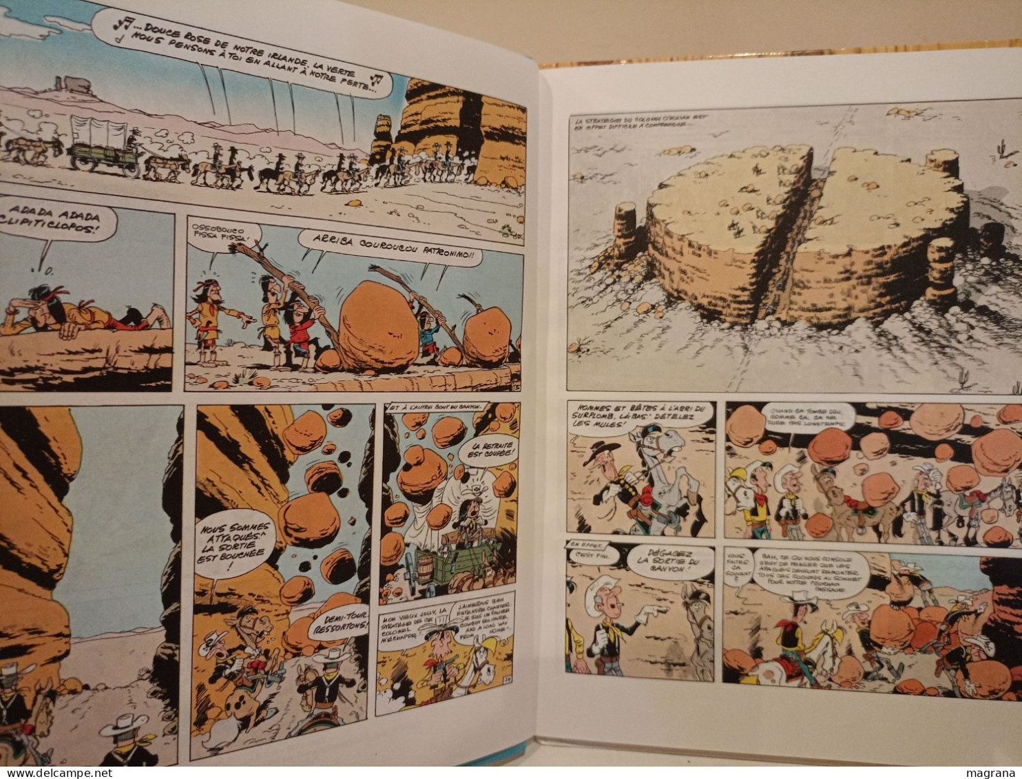 Lucky Luke. Canyon Apache. Dessins De Morris, Scenario De Goscinny. Dargaud Editeur. 1989. 47 Pp. - Lucky Luke