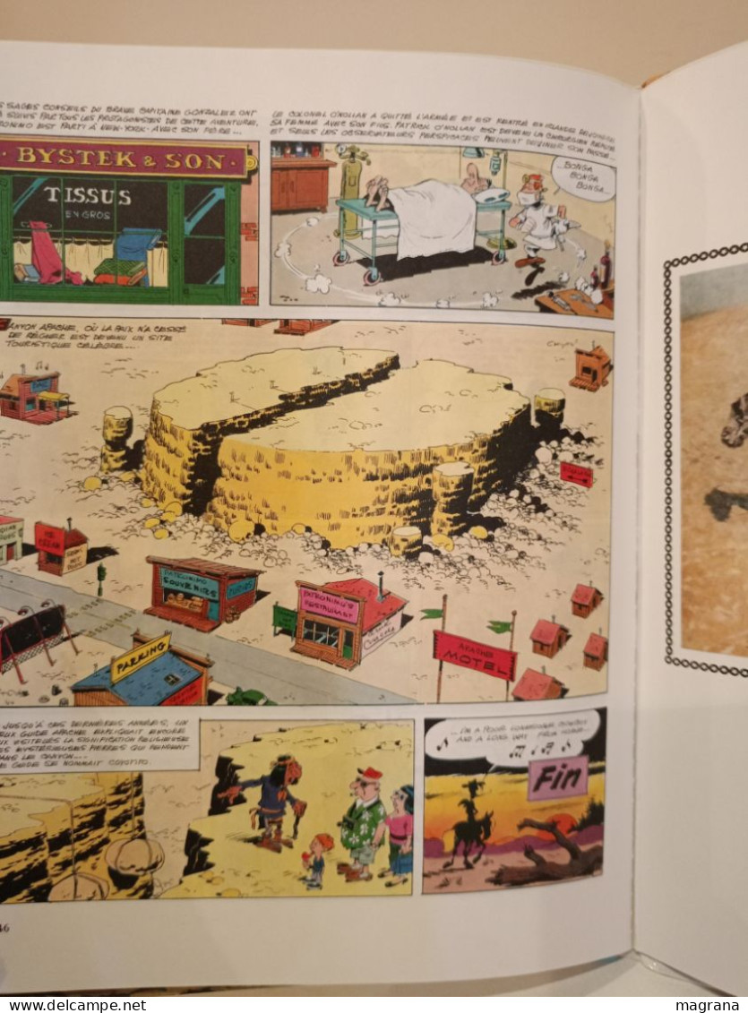 Lucky Luke. Canyon Apache. Dessins de Morris, Scenario de Goscinny. Dargaud Editeur. 1989. 47 pp.