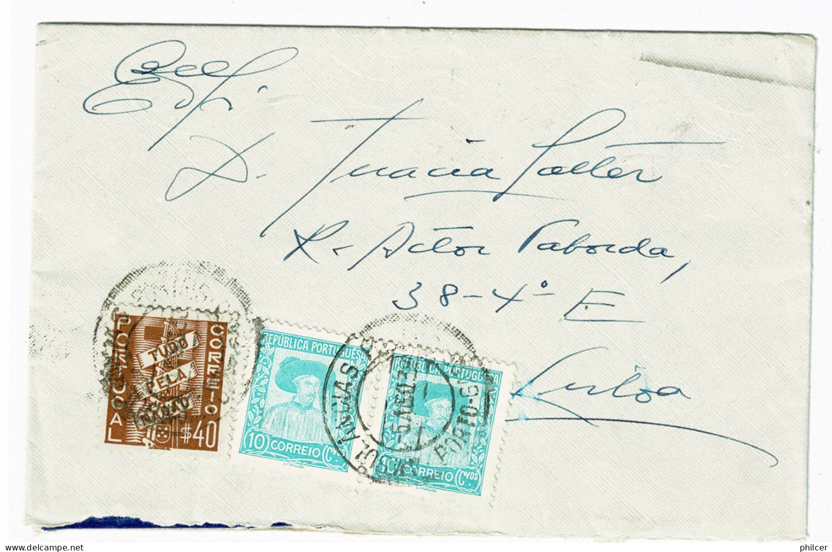 Portugal, 1938, # 571..., Porto-Lisboa - ...-1853 Prephilately