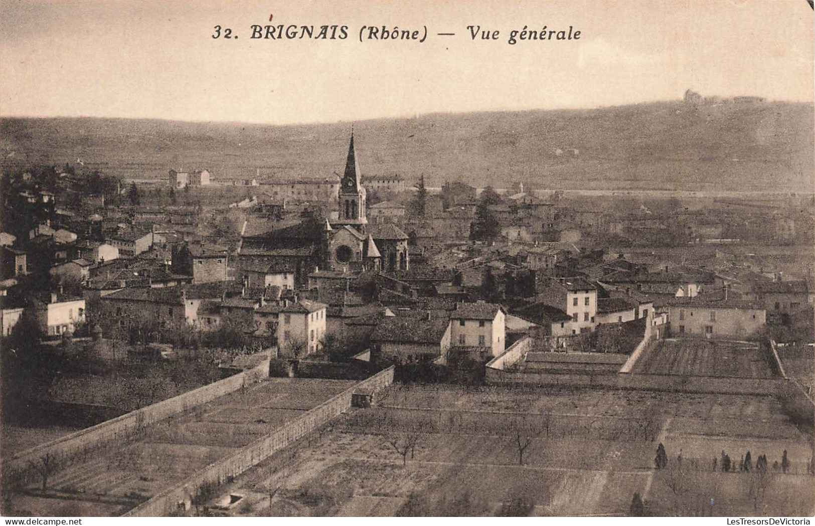 FRANCE - Brignais - Vue Générale Sur La Ville - Carte Postale Ancienne - Brignais