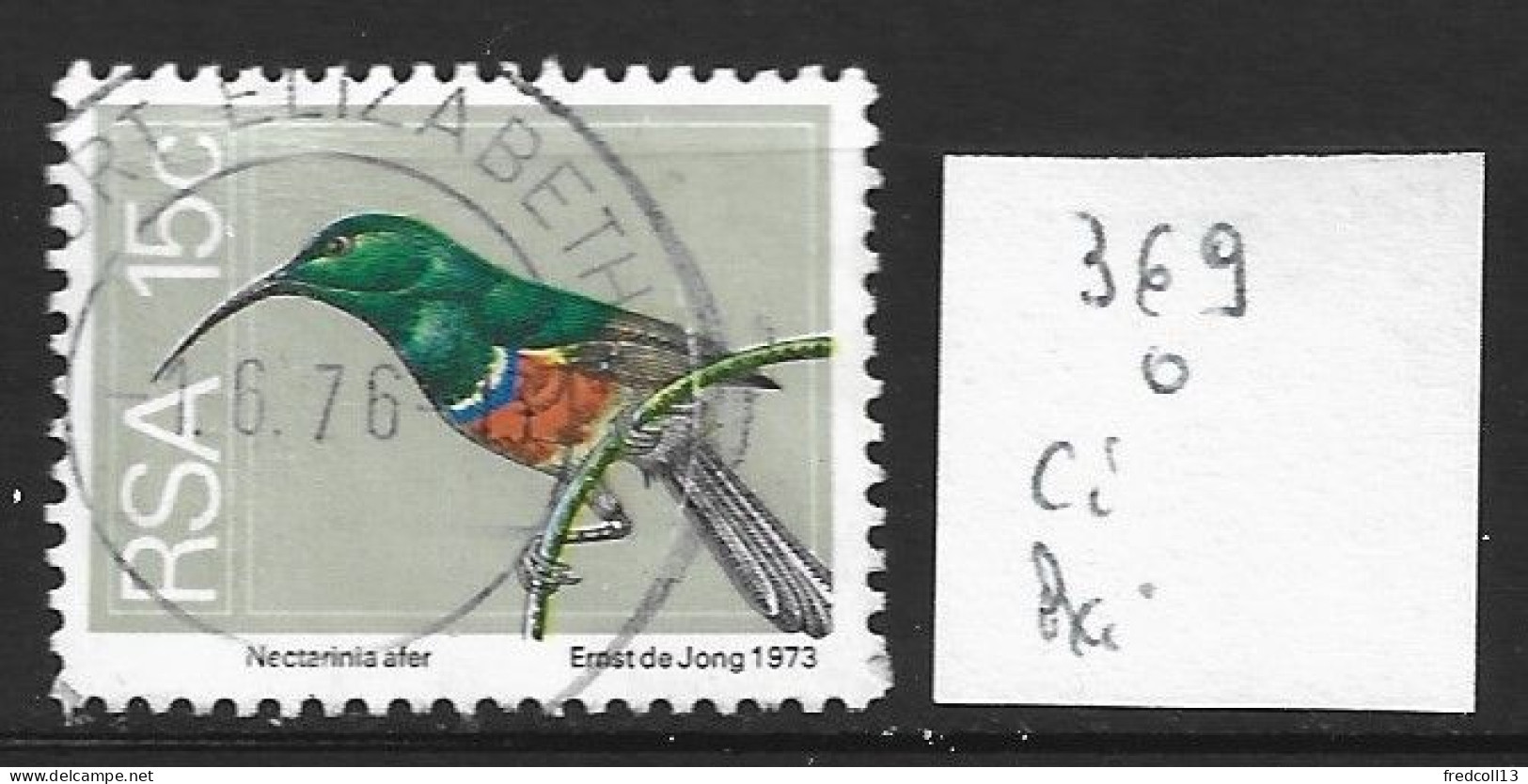 AFRIQUE DU SUD 369 Oblitéré Côte 0.30 € - Used Stamps