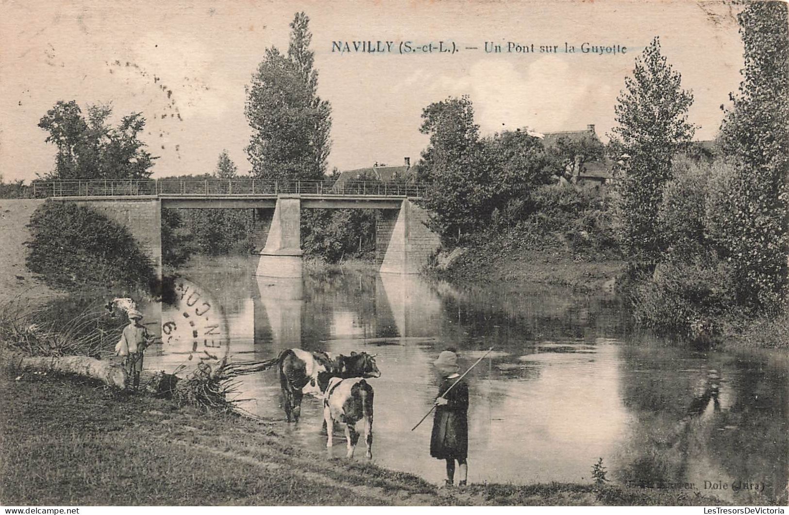 FRANCE - Navilly - Un Pont Sur La Guyolle - Carte Postale Ancienne - Autres & Non Classés