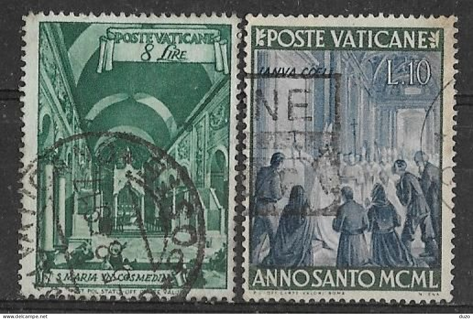 Vatican 1949/50 -  Y&T N° 143/153 (o). - Michel N° 152/166 (o). - Used Stamps