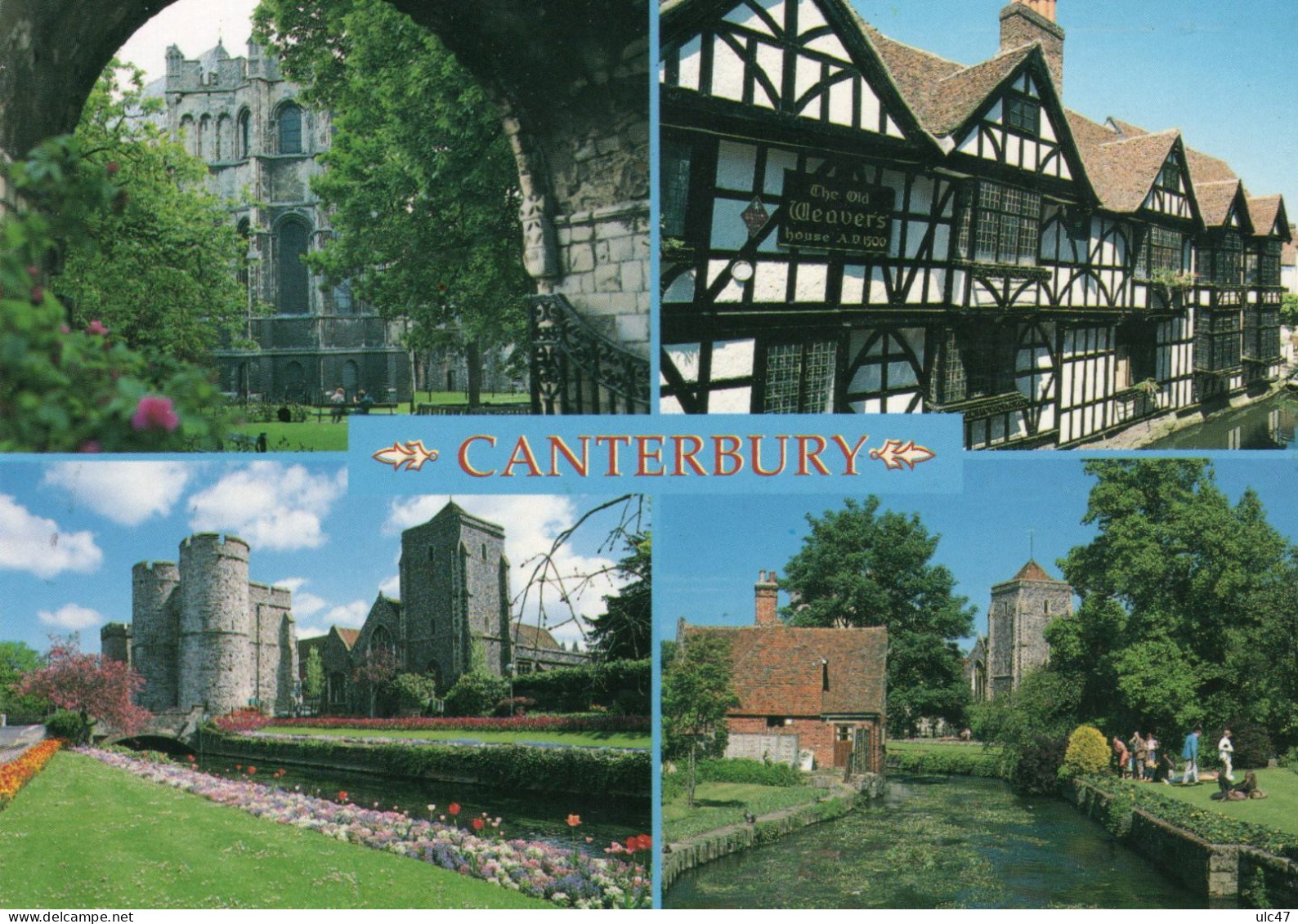 - CANTERRBURY. KENT - Scan Verso - - Canterbury