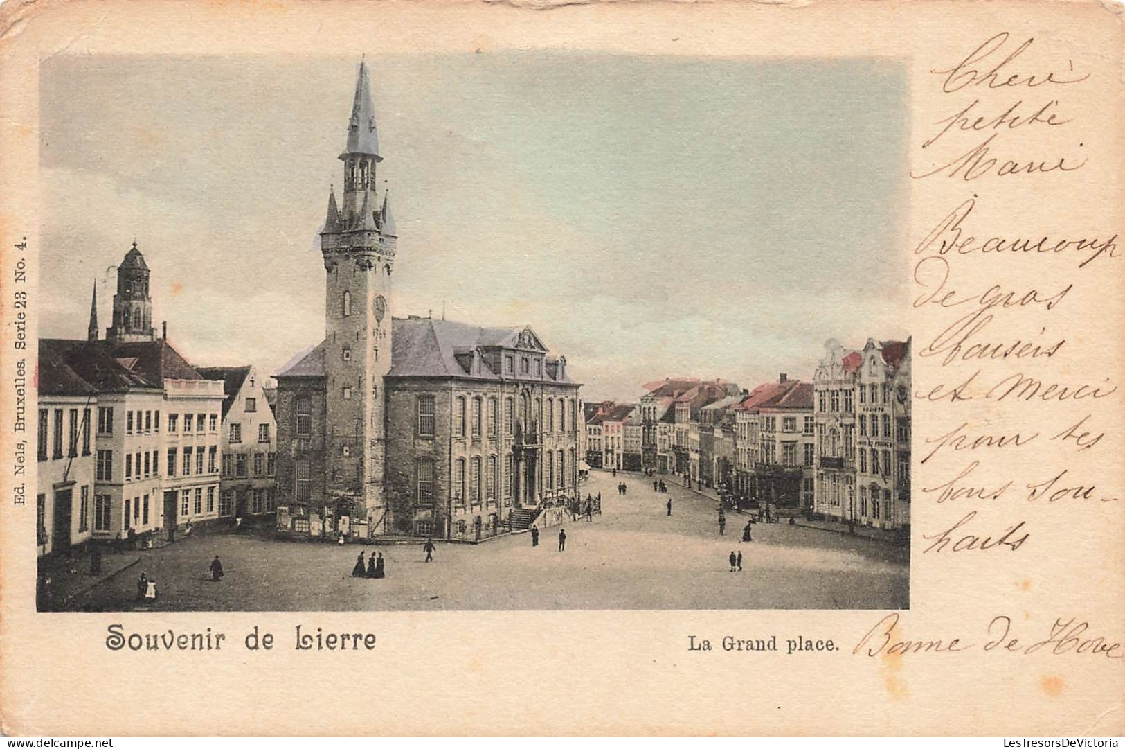 BELGIQUE - Souvenir De Lierre - La Grand'place - Carte Postale Ancienne - Lier