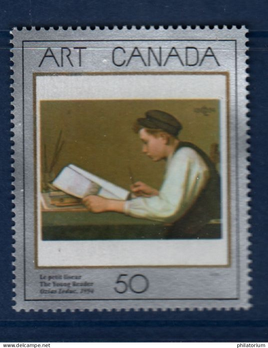 Canada, Yv 1045, Mi 1083, **, Art, 0zias Leduc, Le Petit Liseur, - Unused Stamps