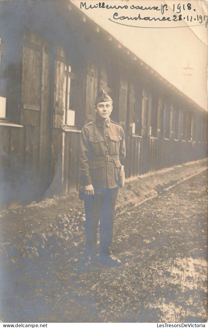 FÊTES - VŒUX - Meilleurs Vœux - Soldat - Carte Postale Ancienne - Altri & Non Classificati