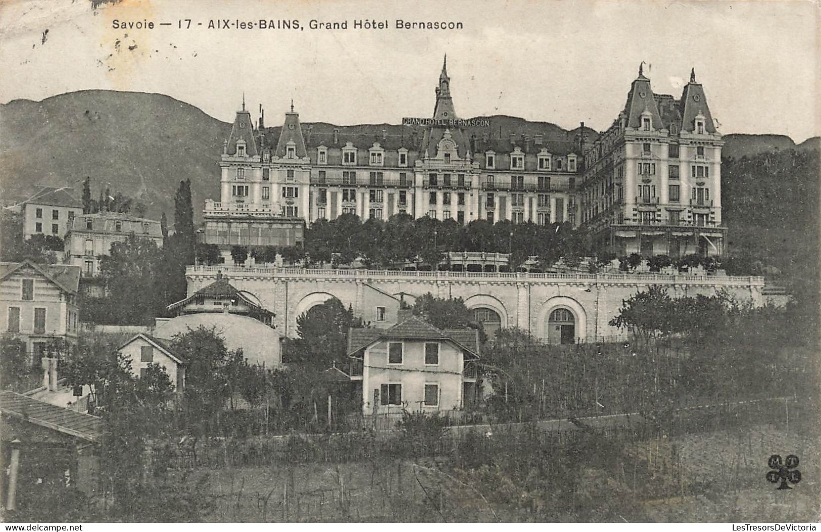 FRANCE - Aix-les -Bains - Grand Hôtel Bernascon - Carte Postale Ancienne - Aix Les Bains