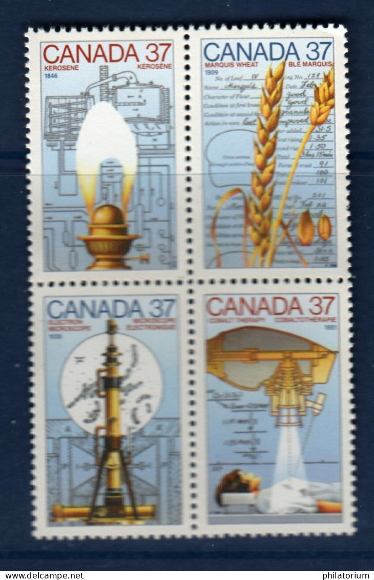 Canada, Yv 1048, 1049, 1050, 1051, Mi 1086, 1087, 1088, 1089, **, - Unused Stamps