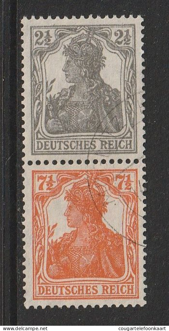 Germania, Combinatie S11b, Gestempelt, 12€ Kat. - Cuadernillos & Se-tenant