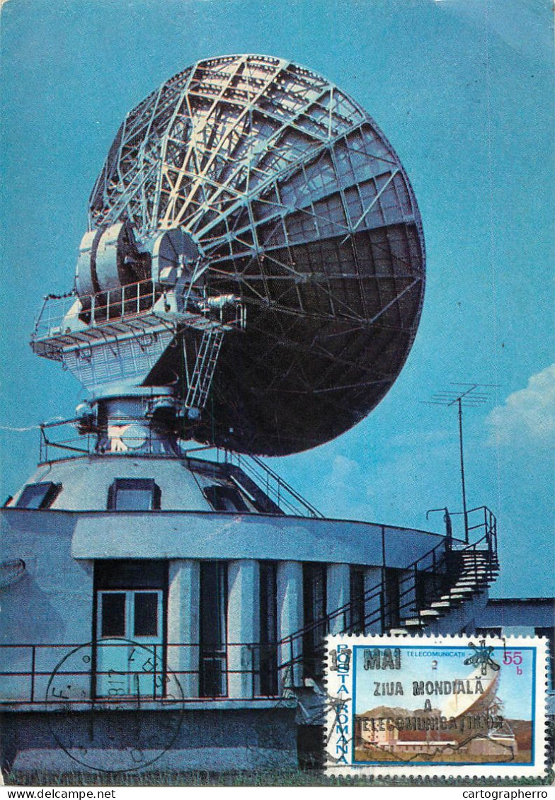 Space Postcard Radios Space Waves Russia - Espace