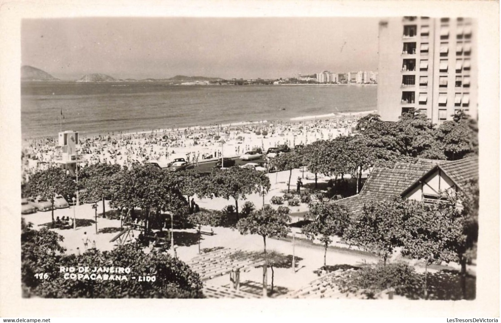 BRÉSIL - Rio De Janeiro - Copacabana - Carte Postale Ancienne - Rio De Janeiro