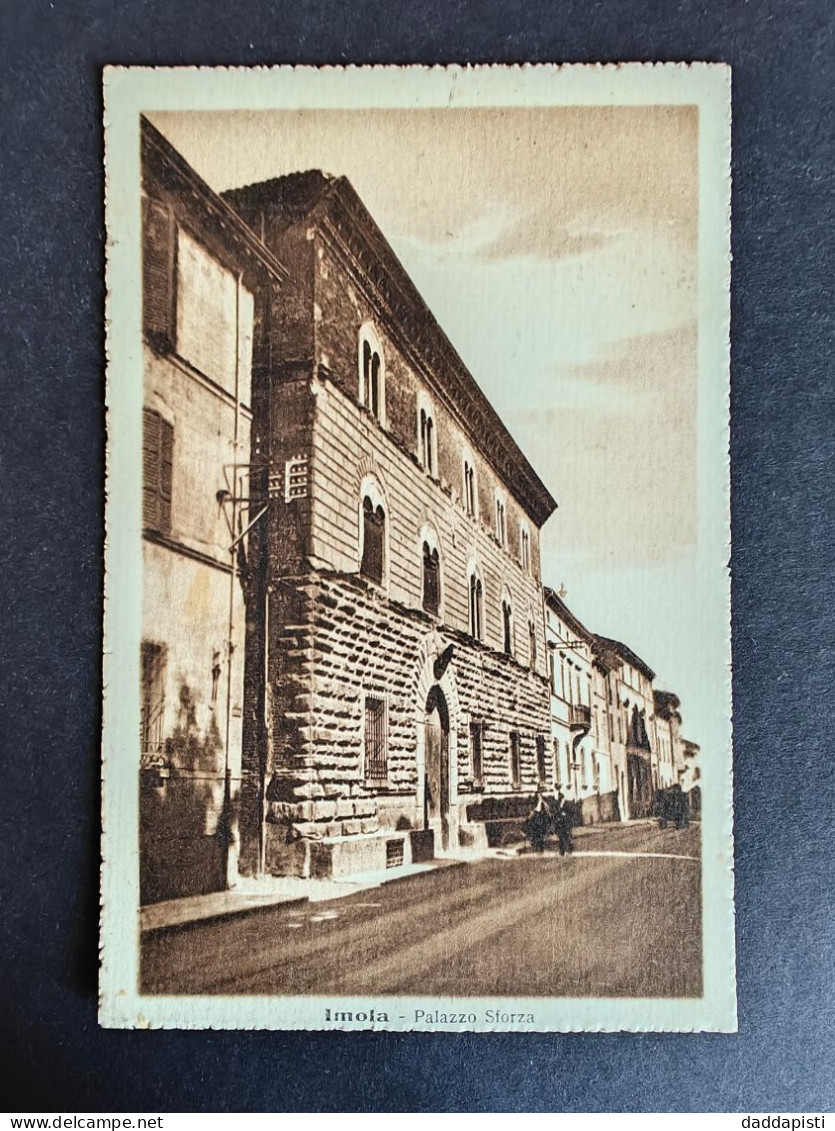 [ZV1] Imola - Palazzo Sforza. Piccolo Formato, Viaggiata, 1943 - Imola