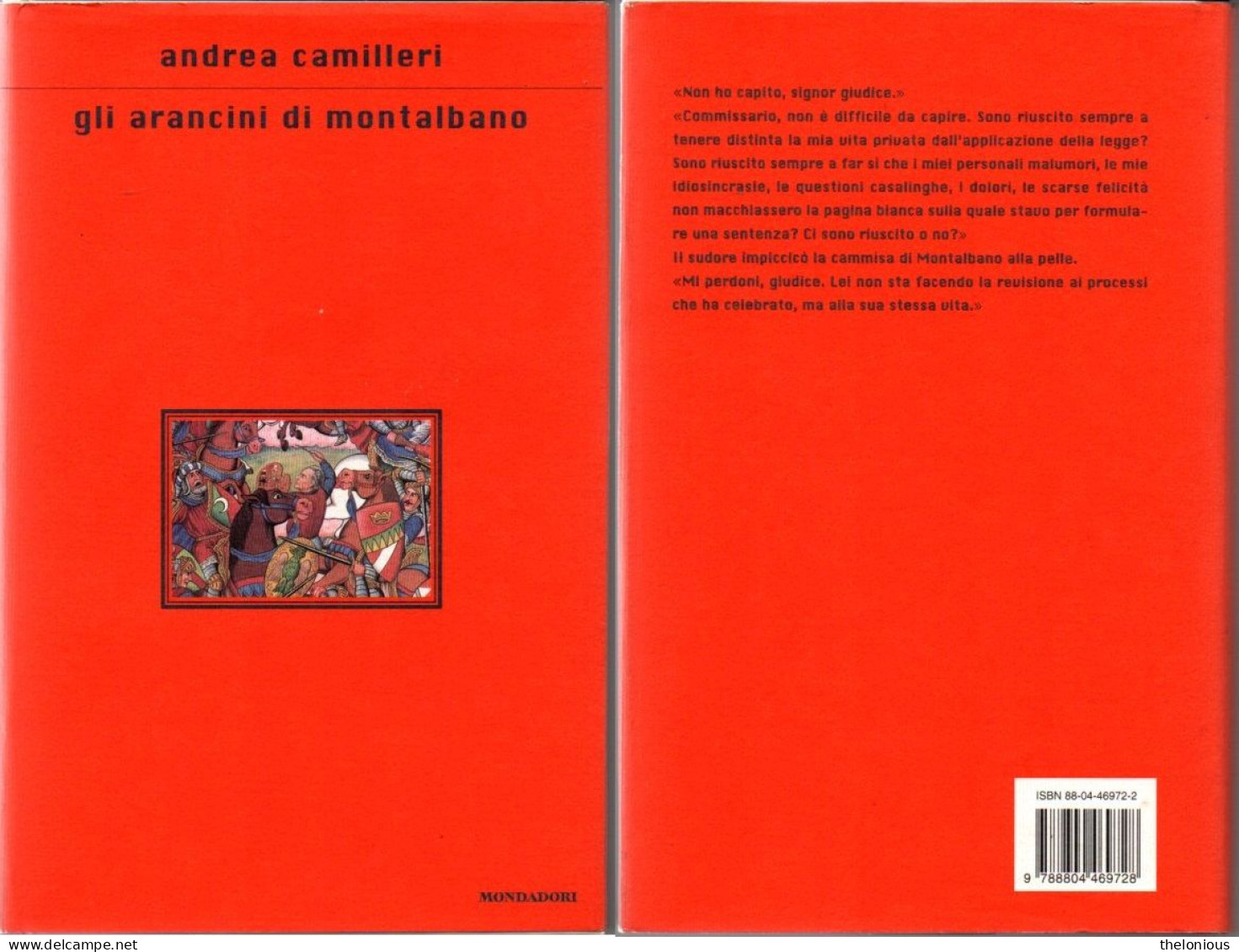 # Andrea Camilleri - Gli Arancini Di Montalbano - Mondadori 1999 (come Nuovo) - Gialli, Polizieschi E Thriller