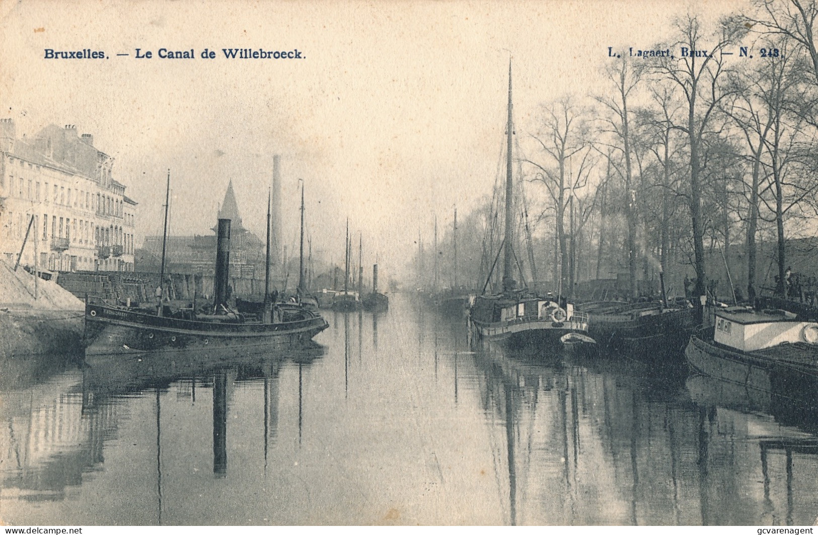 BRUXELLES  LE CANAL DE WILLEBROECK        ZIE AFBEELDINGEN - Maritime