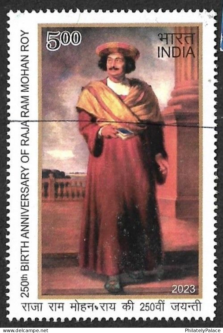 India 2023 Raja Ram Mohan Roy,Historian,Education,East India Company,EIC, Used PEN Cancelled (**) Inde Indien - Oblitérés