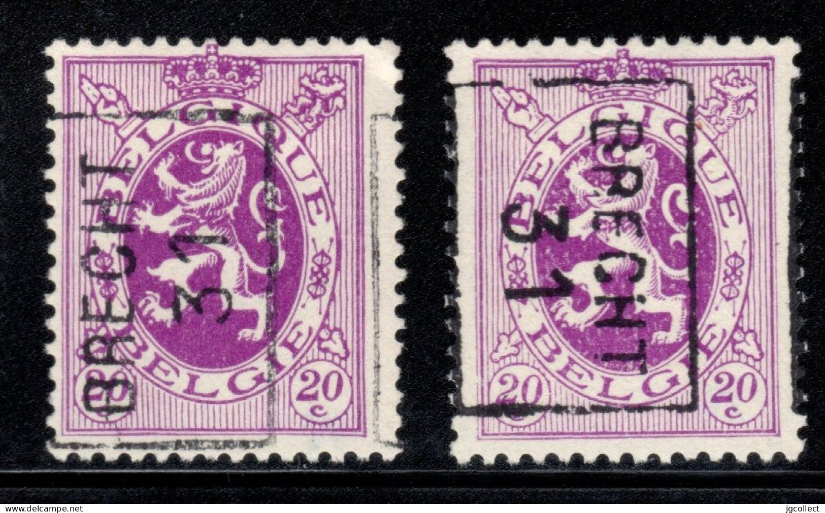 Preo's (281) "BRECHT 31"  6022 A+B - Rollenmarken 1930-..