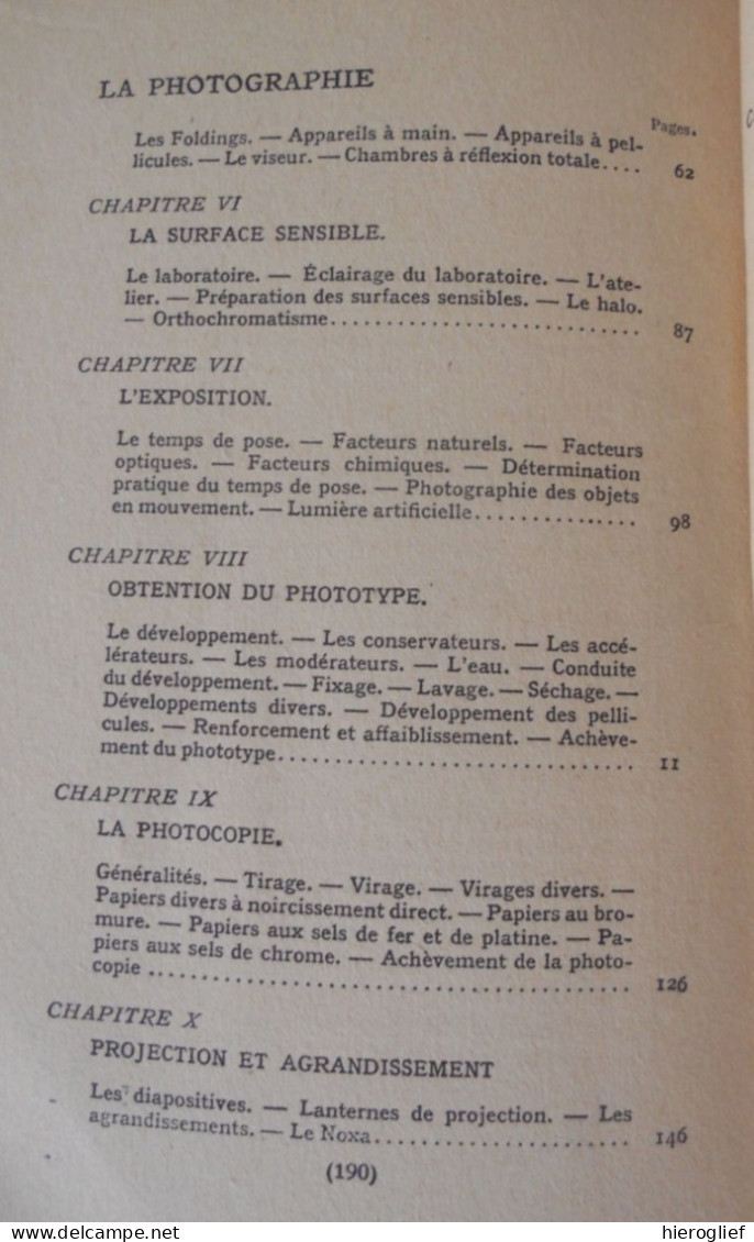 LA PHOTOGRAPHIE Pr R. Milliaud - Hachette 161 Gravures Copyright 1924 Objectif Lumière Obturateur Appareils Stéréoscopie - Fotografie