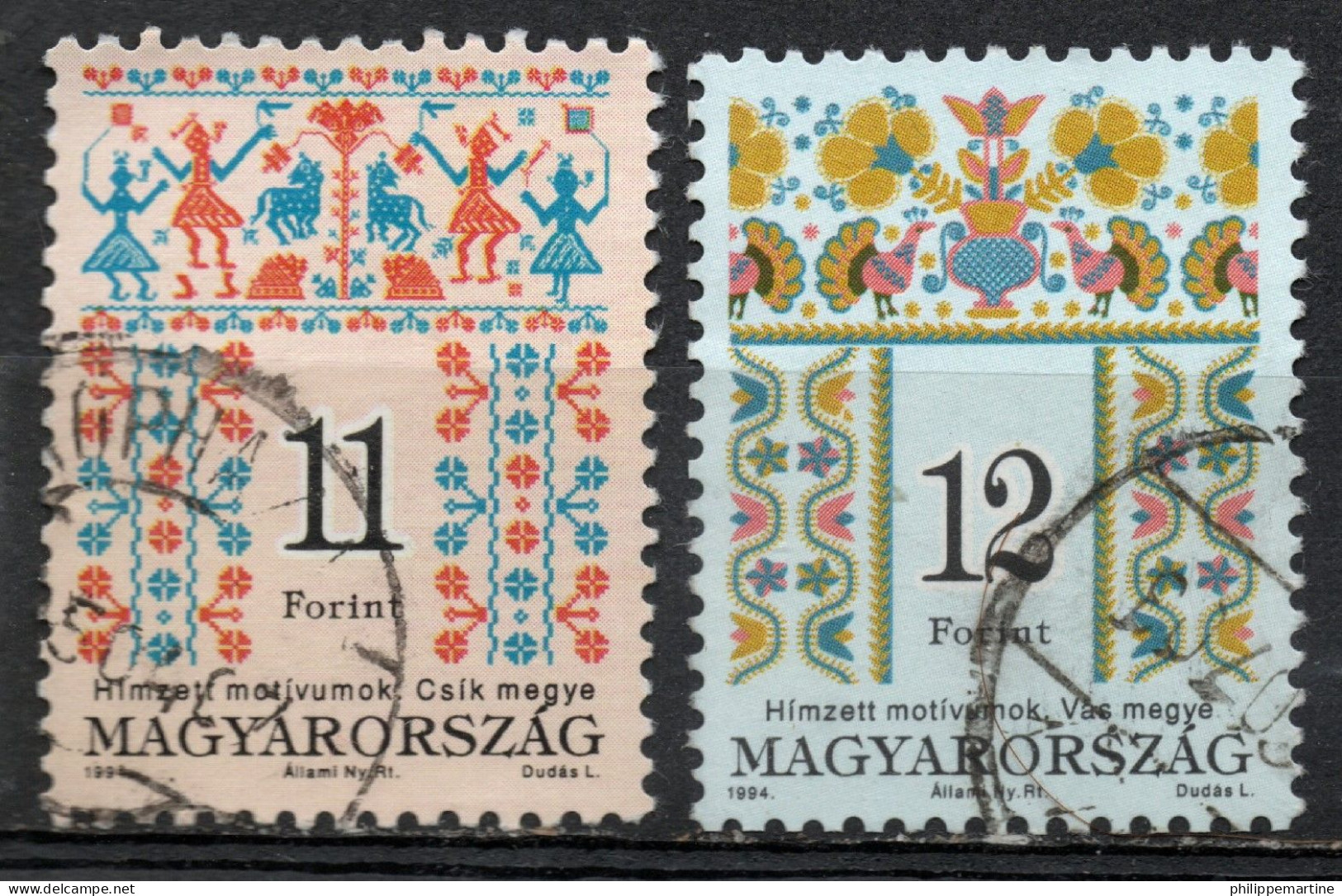 Hongrie 1994 - YT 3475 Et 3476 (o) - Used Stamps