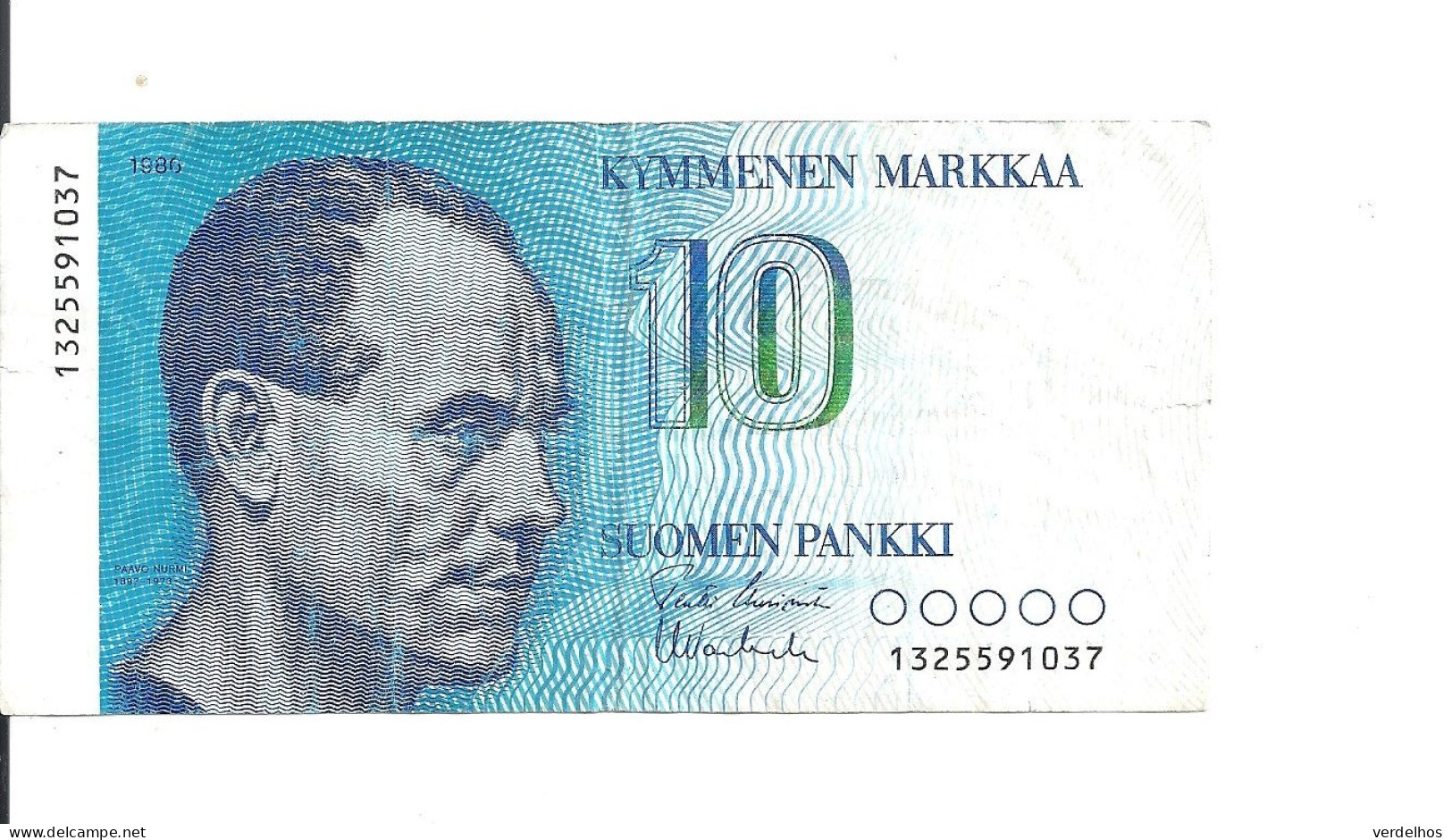 FINLANDE 10 MARKKAA 1986 VF P 113 - Finnland