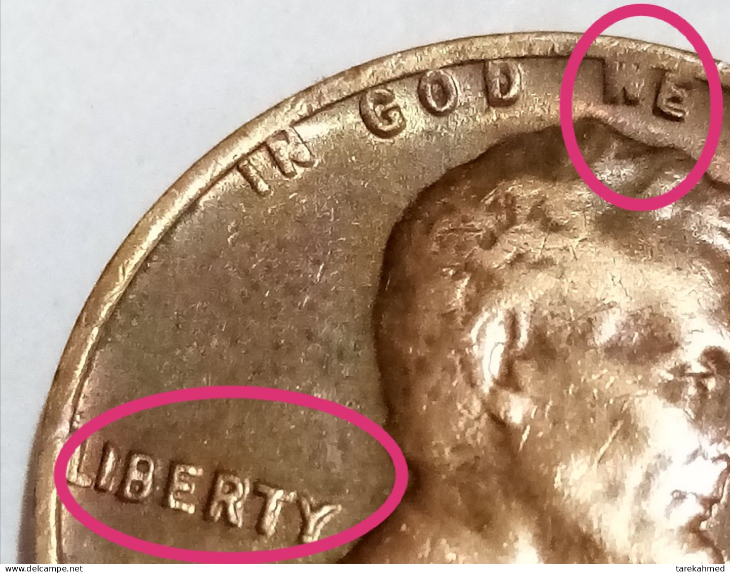 USA 1968, Lincoln Cent, Mint ERROR / Double Die, Gomaa - 1959-…: Lincoln, Memorial Reverse