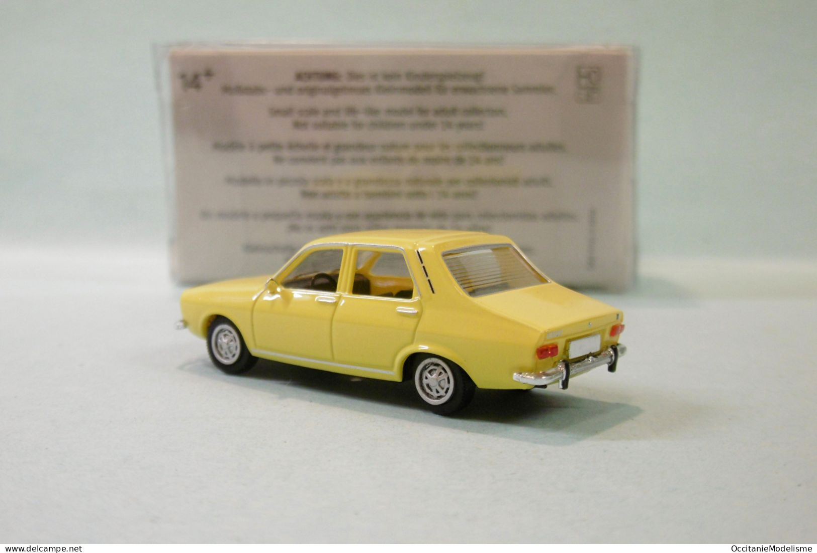 Brekina / SAI - RENAULT 12 TL R12 Jaune Réf. 14525 / 2221 Neuf NBO HO 1/87 - Véhicules Routiers