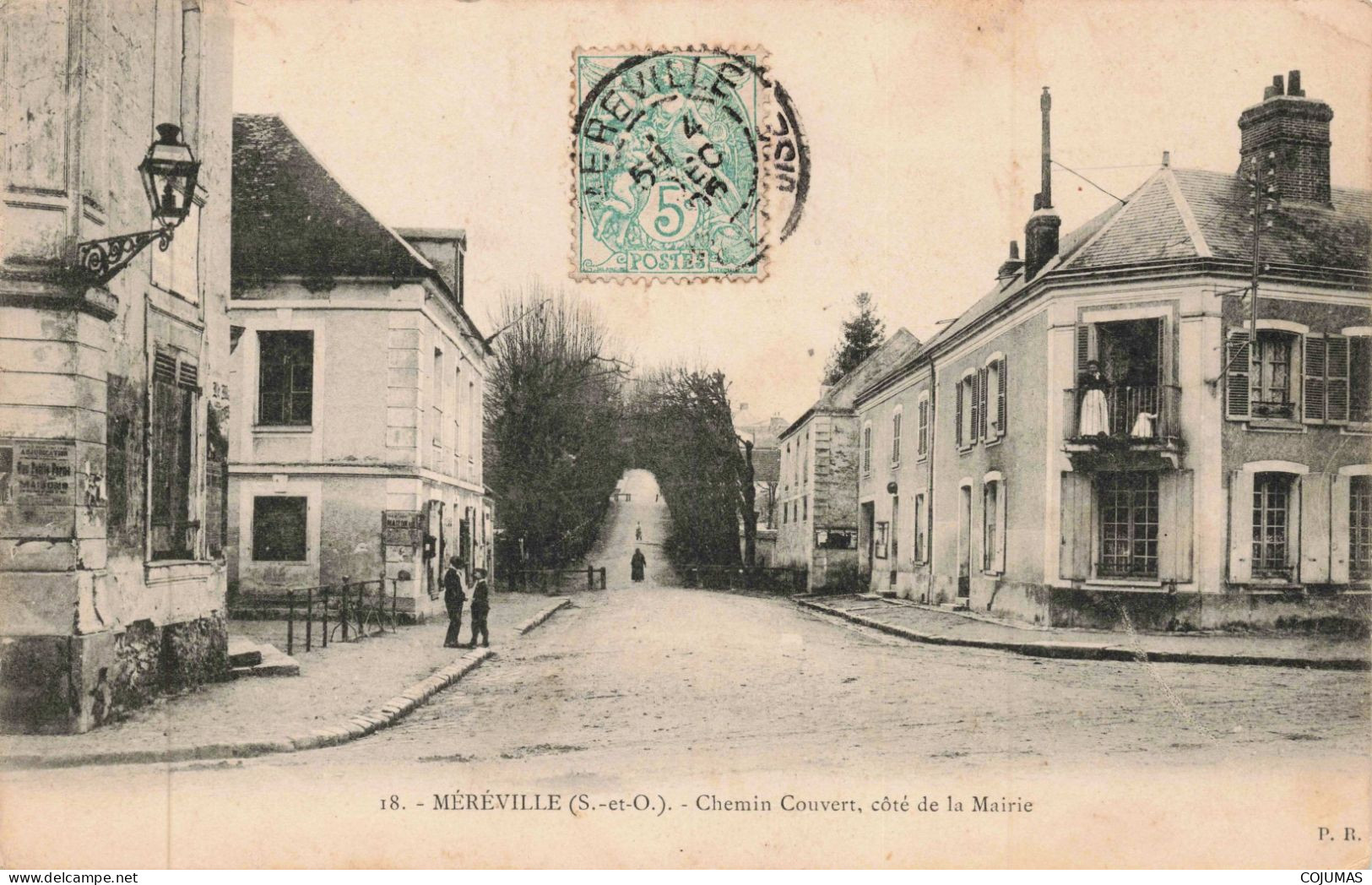 91 - MEREVILLE _S24487_ Chemin Couvert - Côté De La Mairie - Mereville