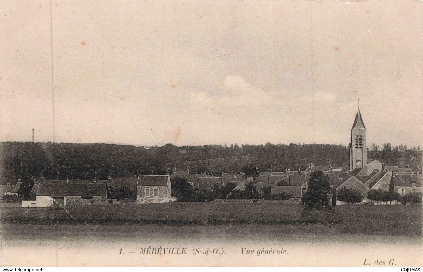 91 - MEREVILLE _S24489_ Vue Générale - Mereville