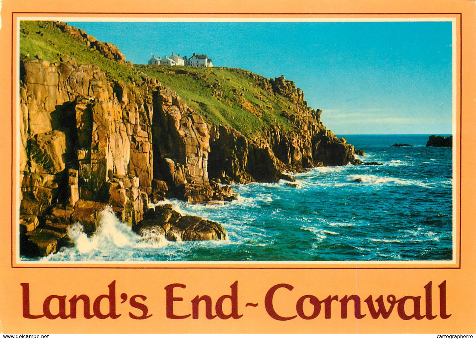 Postcard United Kingdom England Cornwall Land's End - Land's End