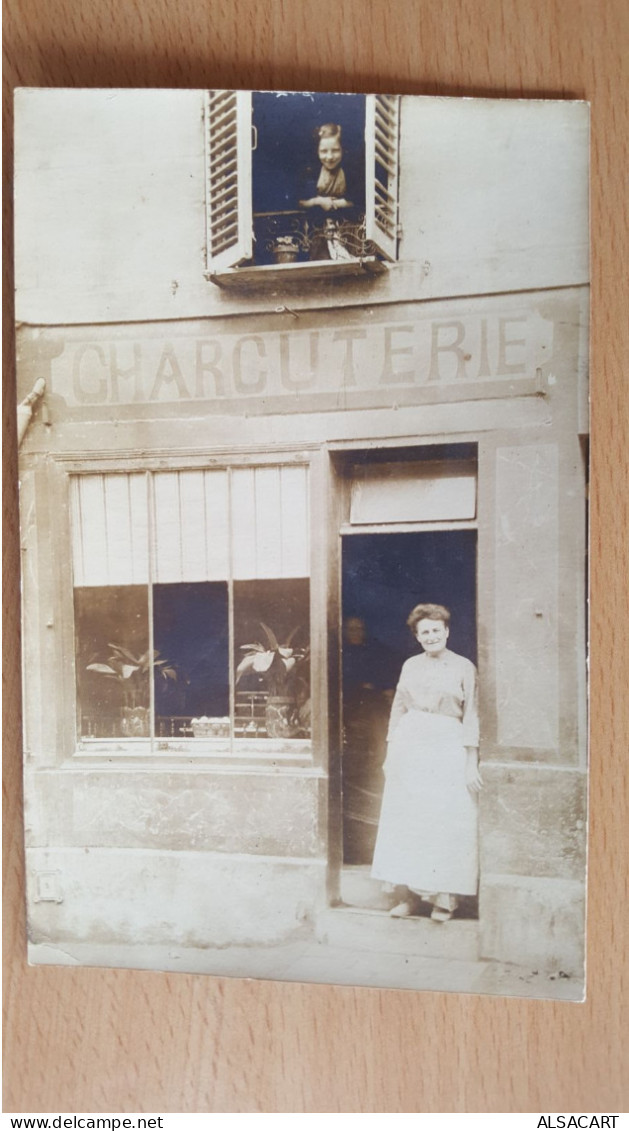 Carte Photo , Charcuterie - Shopkeepers