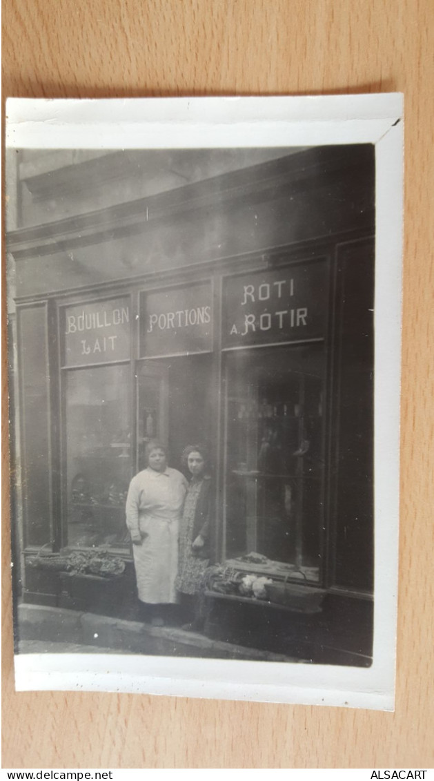 Carte Photo , épicerie Boucherie - Marchands