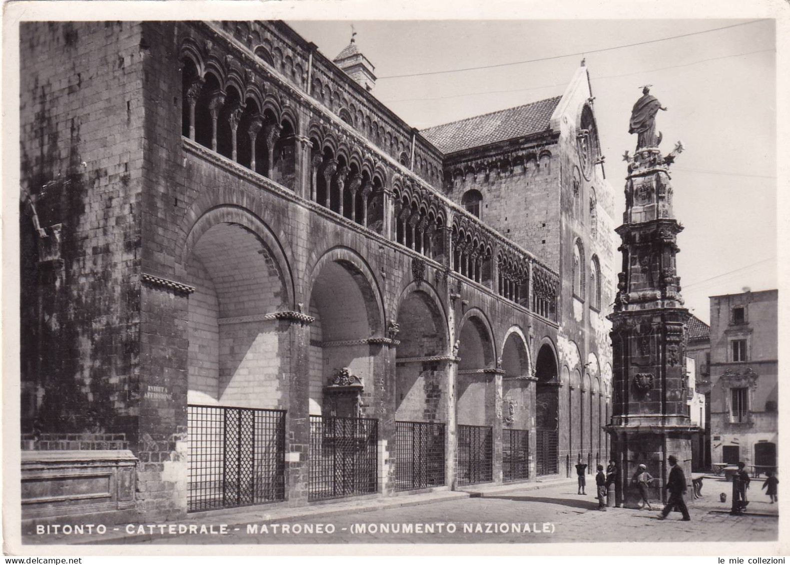 Cartolina Bitonto ( Bari ) Cattedrale - Matroneo - Monumento Nazionale - Bitonto
