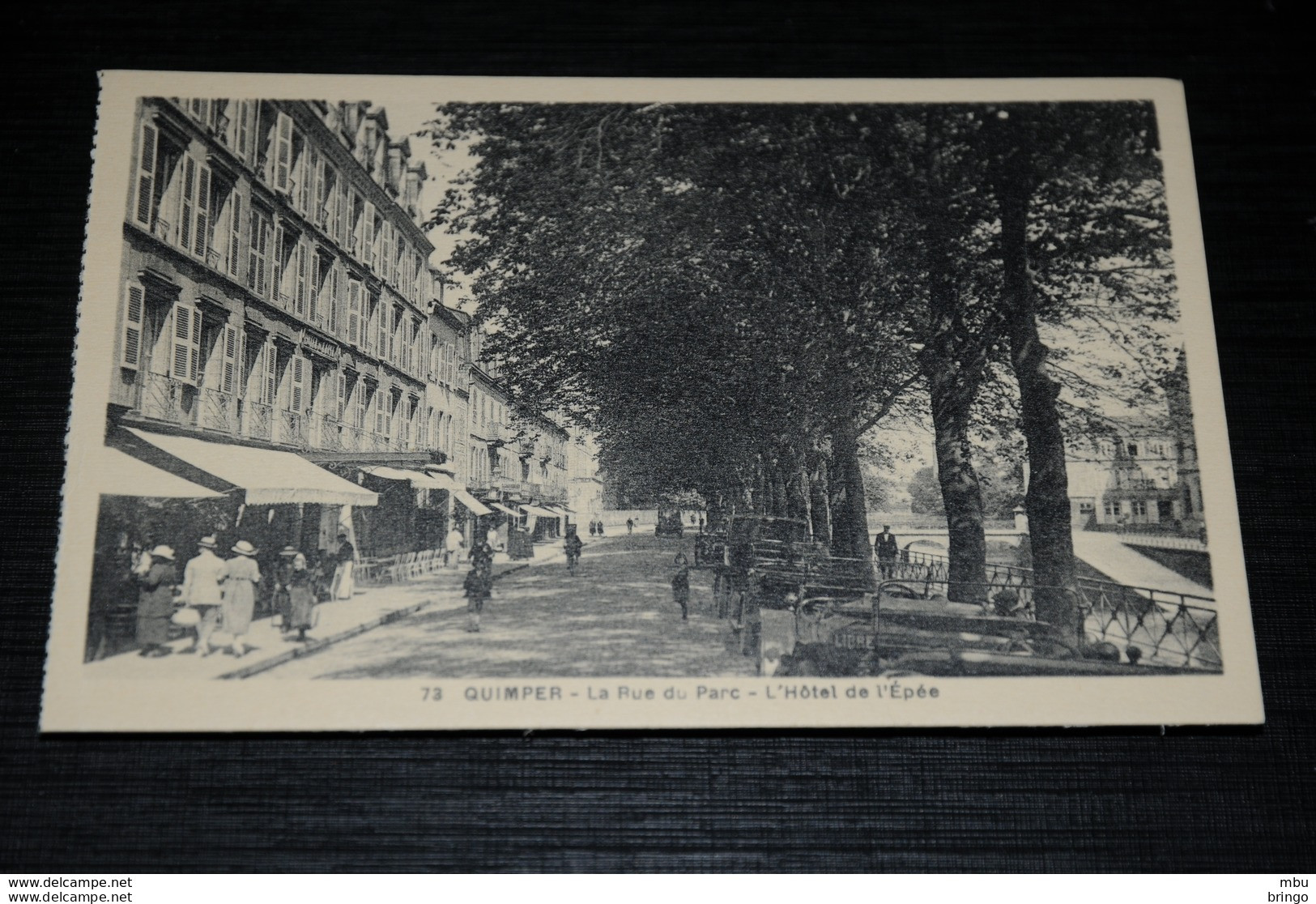 A9936           QUIMPER, LA RUE DU PARC, L'HOTEL DE L'EPEE / ANIMEE - Quimper